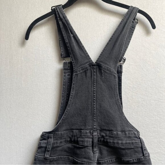 Madewell black denim skinny overalls Sz XS - Picture 4 of 13